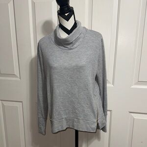 Varley Gray Cowl Neck Sweater